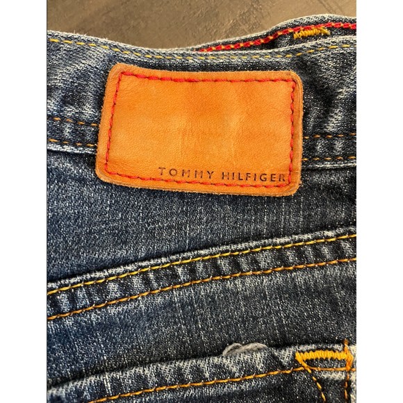 Tommy Hilfiger Boot Cut Distressed Jeans - Sz 6 - Picture 5 of 9